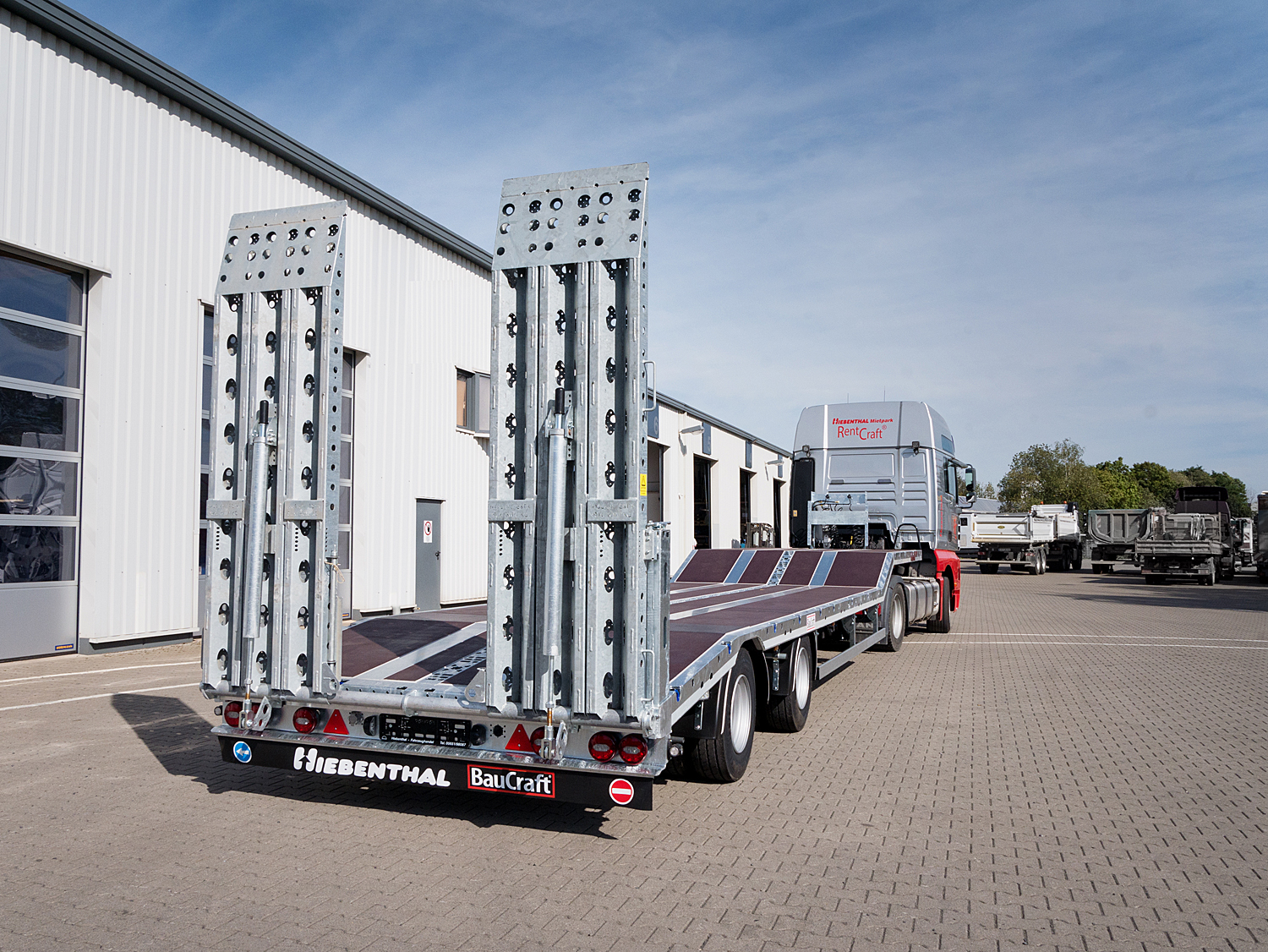 Auffahrkeil aus Aluminium für LKW oder Transporter